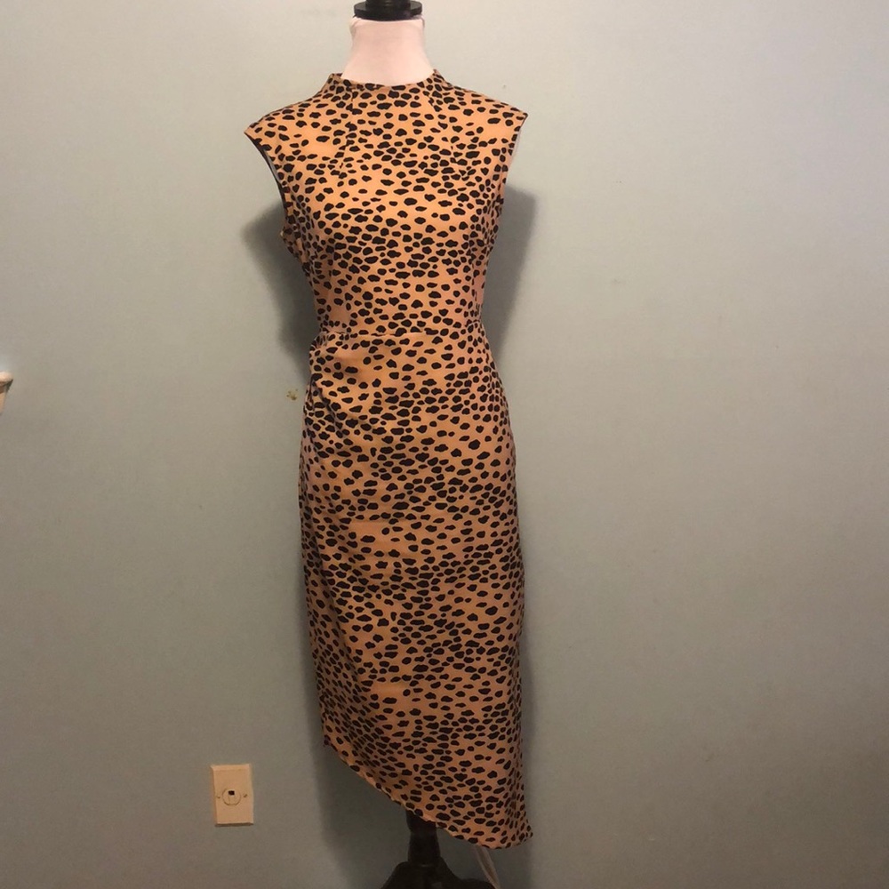 Asos| Leopard print dress| US 8